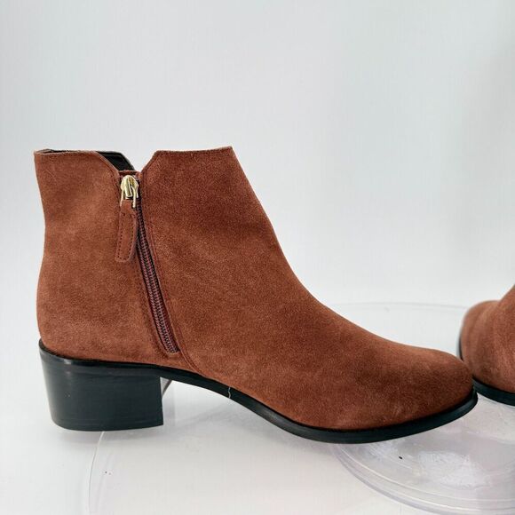 Cole Haan Womens Haidyn Ankle Booties Size 11 B Brown Leather Buckle W22416 - Picture 7 of 13